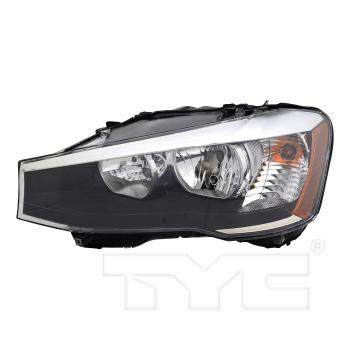 2015 BMW X3 Headlight Assembly Left TYC 201648800 image 1 of 4