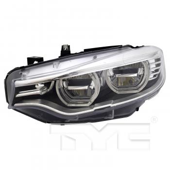 2015 BMW M3 Headlight Assembly Left TYC 201671800 image 4 of 4