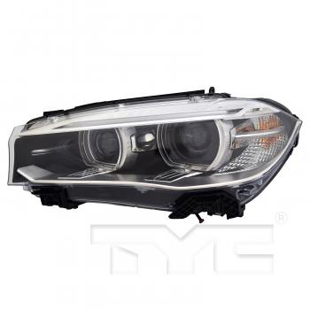 2014 BMW X5 Headlight Assembly Left TYC 201672001 image 1 of 4