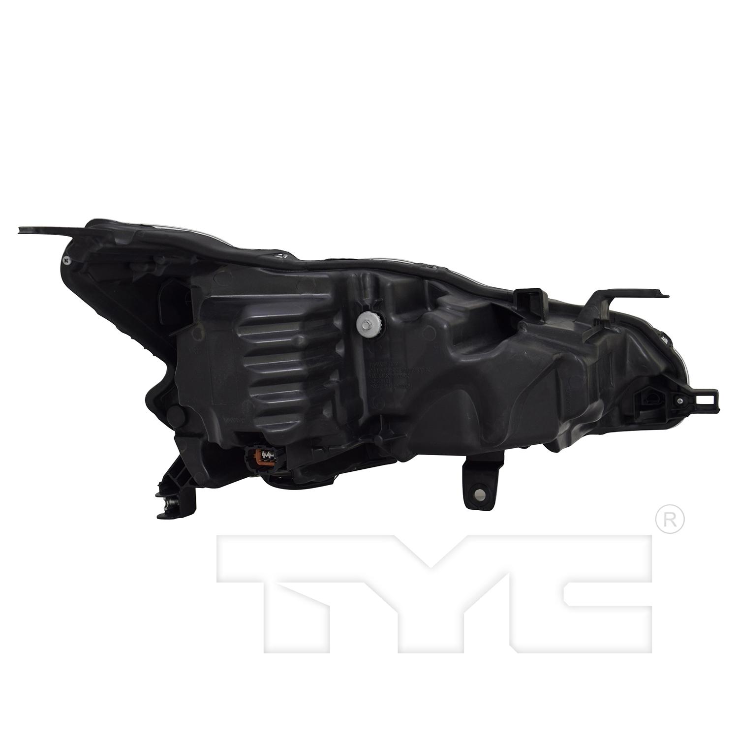 TYC 2016860009 Headlight Assembly product image 2 of 6