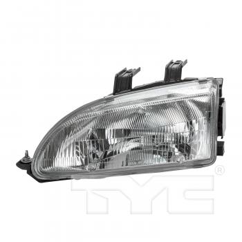 1993 Honda Civic Headlight Assembly Left TYC 20169100 image 1 of 4