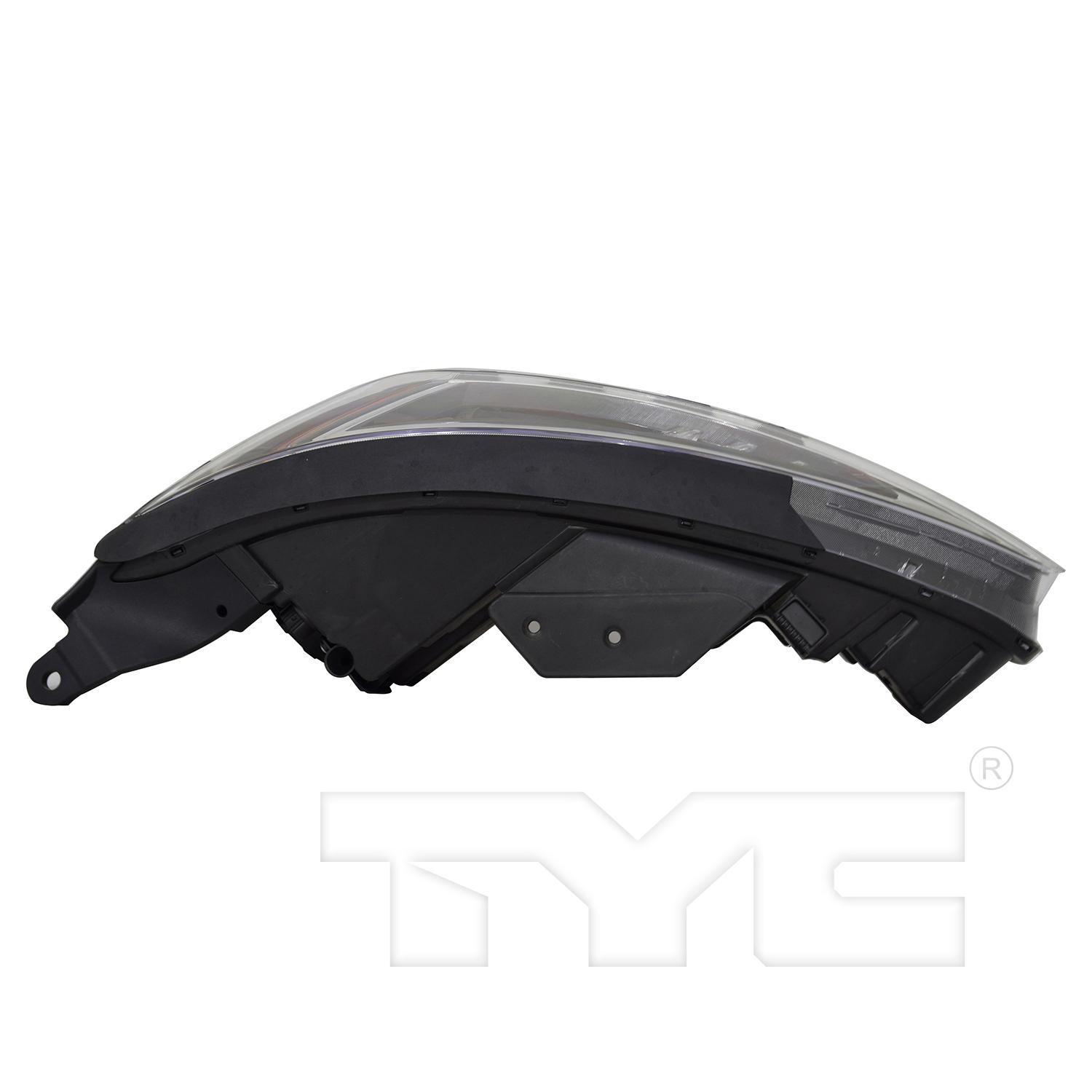 TYC 2016914009 Headlight Assembly product image 5 of 6