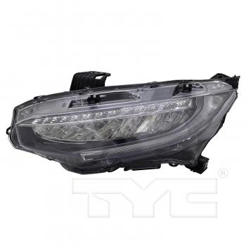 2021 Honda Civic Headlight Assembly Left TYC 2016984009 image 1 of 4