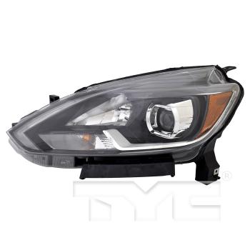 2019 Nissan Sentra Headlight Assembly Left TYC 2017010009 image 1 of 4