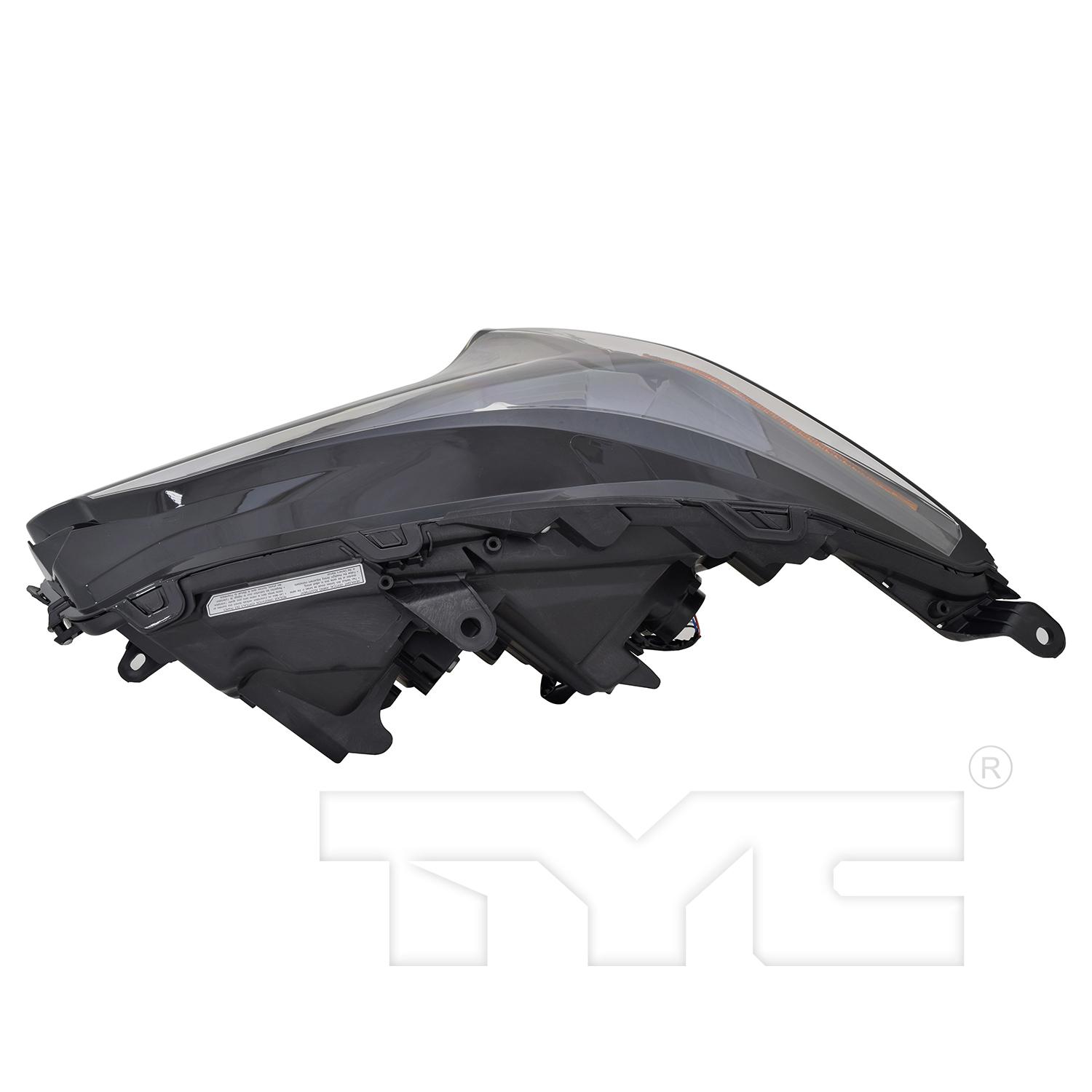 TYC 201707100 Headlight Assembly product image 5 of 6