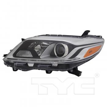 2017 Toyota Sienna Headlight Assembly Left TYC 2017468019 image 1 of 4
