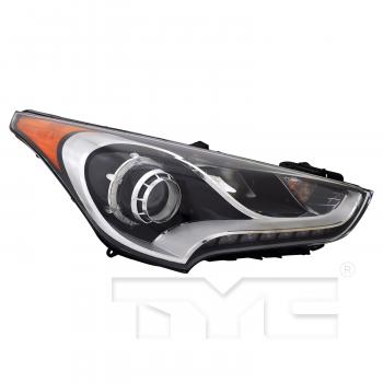 2015 Hyundai Veloster Headlight Assembly Right TYC 2017505009 image 1 of 4