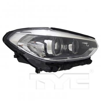 2018 BMW X3 Headlight Assembly Right TYC 201759500 image 3 of 4
