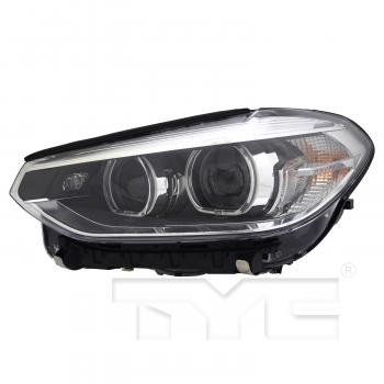 2018 BMW X3 Headlight Assembly Left TYC 201759600 image 1 of 4