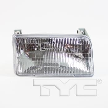 1996 Ford Bronco Headlight Assembly Right TYC 201934009 image 2 of 3