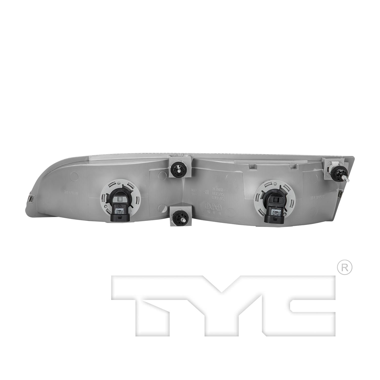 TYC 20310800 Headlight Assembly product image 2 of 6