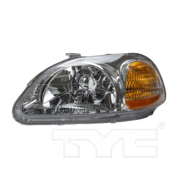 1996 Honda Civic Headlight Assembly Left TYC 20316201 image 1 of 4