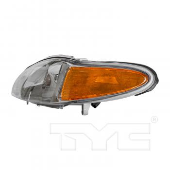 1998 Mercury Tracer Headlight Assembly Left TYC 20359600 image 3 of 4