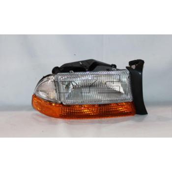 1998 Dodge Dakota Headlight Assembly Right TYC 20506309 image 2 of 3