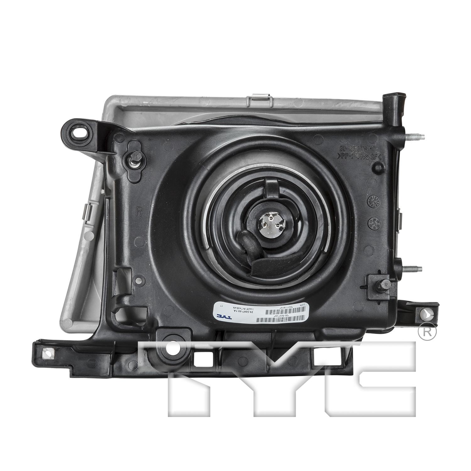 TYC 20506700 Headlight Assembly product image 2 of 6