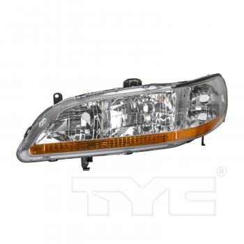 2002 Honda Accord Headlight Assembly Left TYC 205120919 image 1 of 4