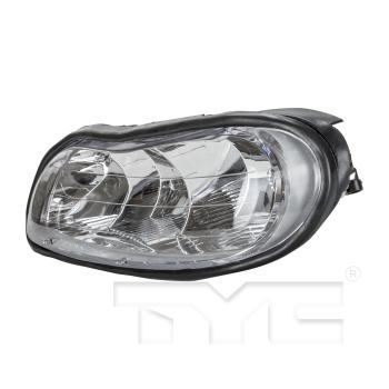 2001 Chevrolet Malibu Headlight Assembly Left TYC 20512800 image 3 of 4