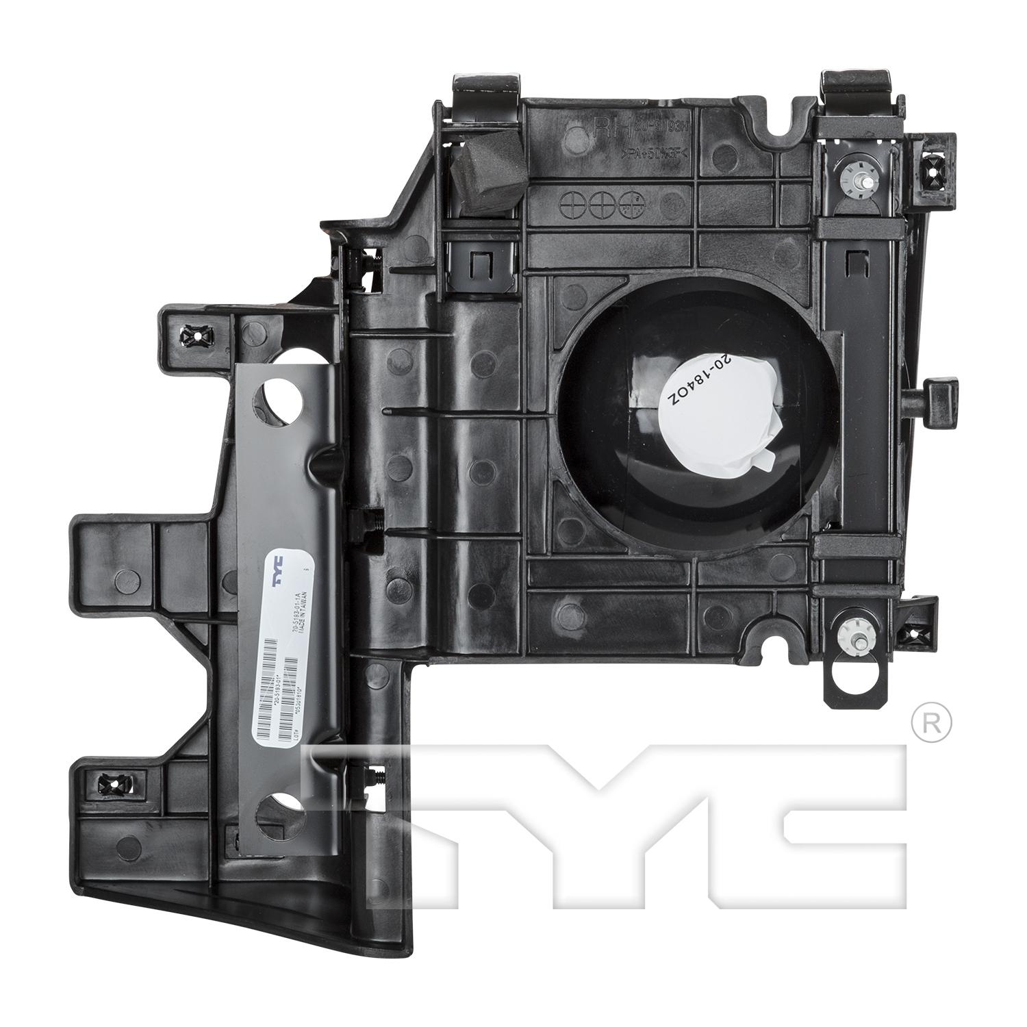 TYC 20519301 - Headlight Assembly TYC 20519301 Headlight Assembly product image 2 of 6
