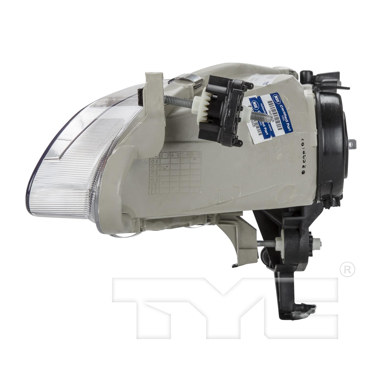 TYC 20521900 Headlight Assembly product image 4 of 6