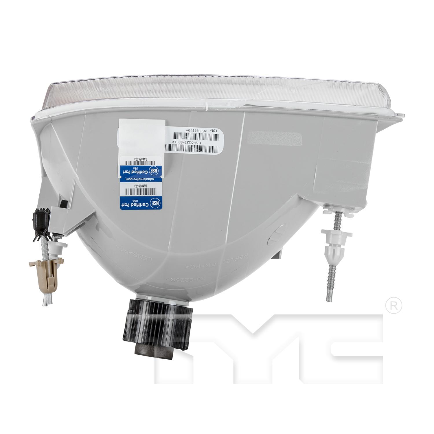 TYC 20522500 - Headlight Assembly TYC 20522500 Headlight Assembly product image 6 of 6