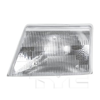 1998 Ford Ranger Headlight Assembly Left TYC 20522600 image 3 of 4