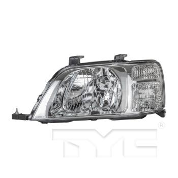 2000 Honda CR-V Headlight Assembly Left TYC 20523201 image 3 of 4