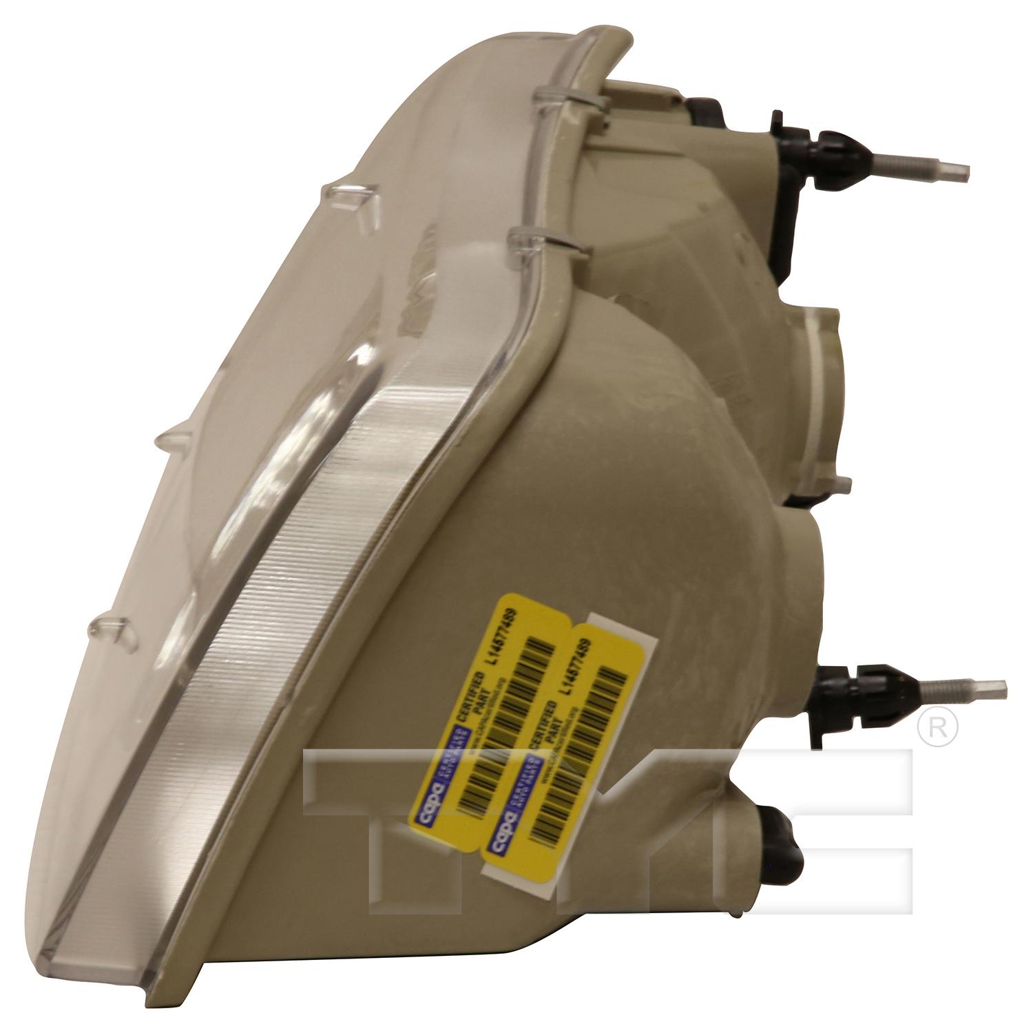 TYC 205233919 Headlight Assembly product image 4 of 6