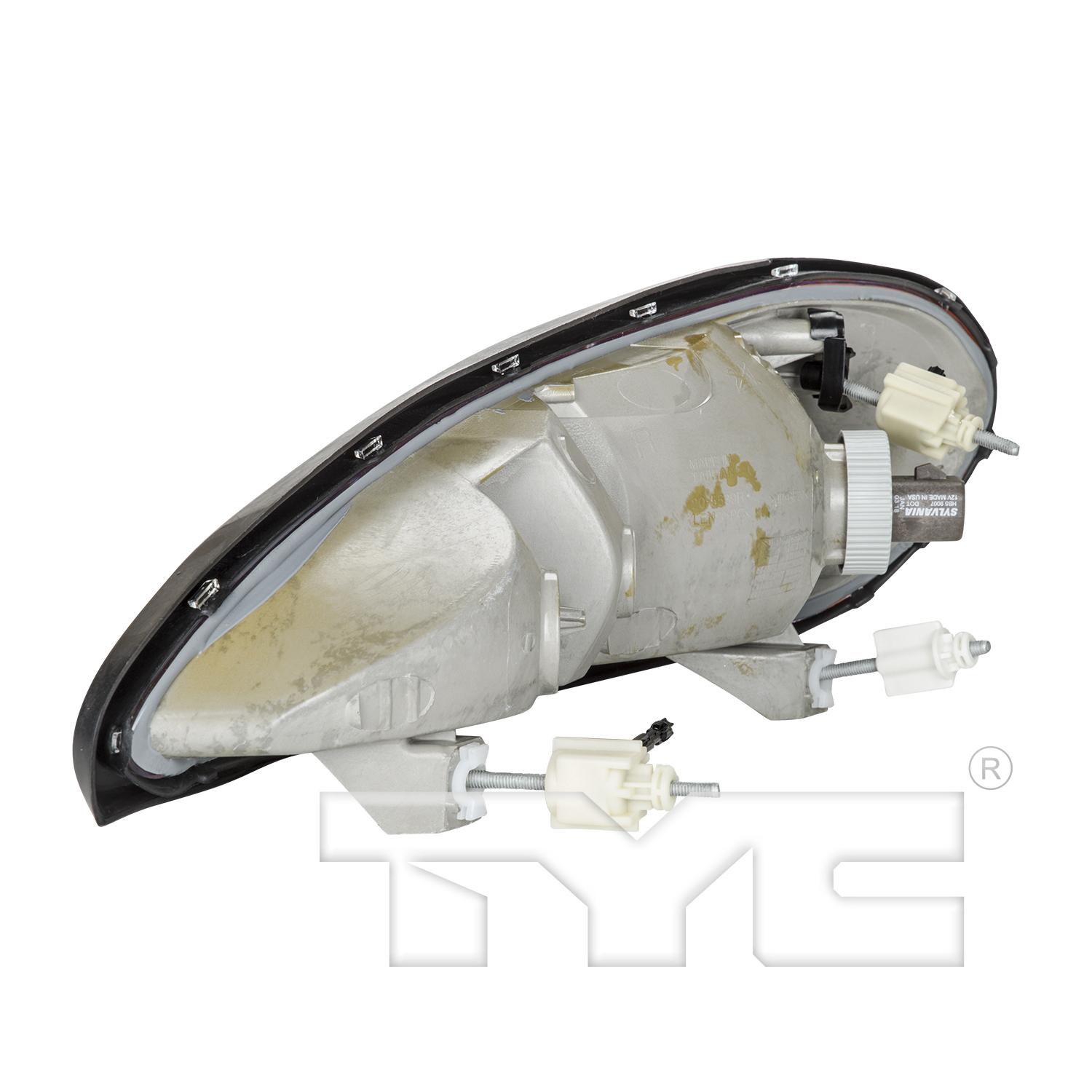 TYC 20553900 Headlight Assembly product image 4 of 6