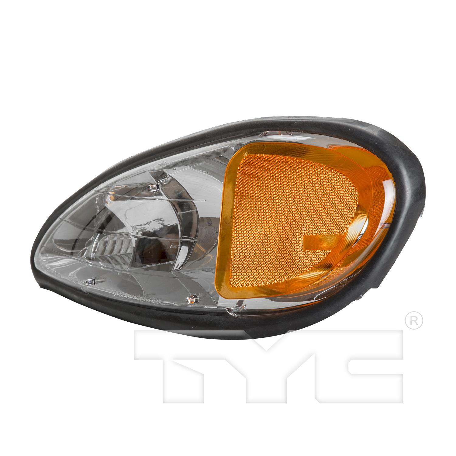TYC 20554000 Headlight Assembly product image 3 of 6