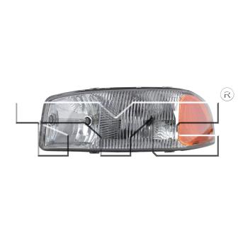 2006 GMC Sierra 1500 Headlight Assembly Left TYC 205568001 image 2 of 3