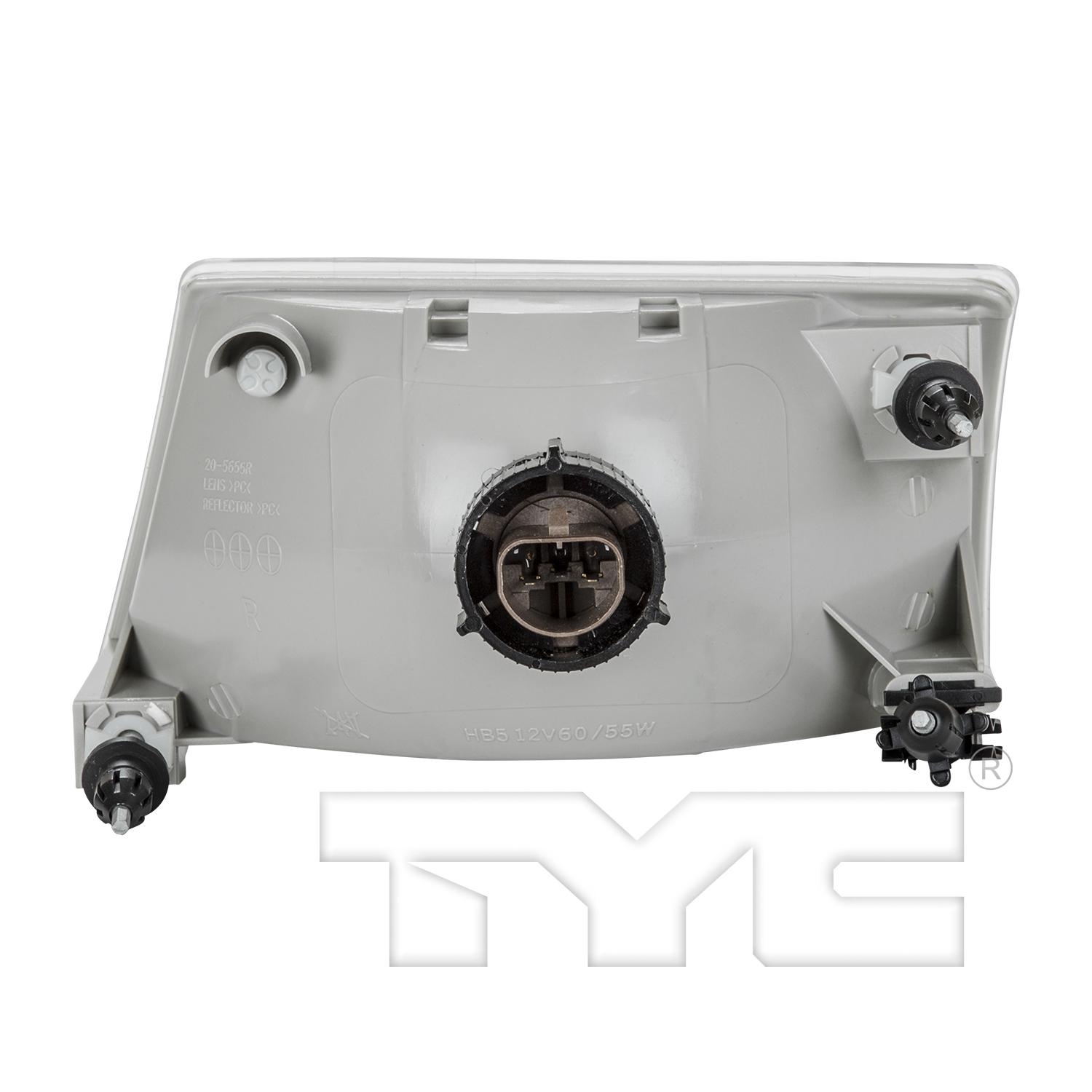 TYC 20565500 Headlight Assembly product image 2 of 6