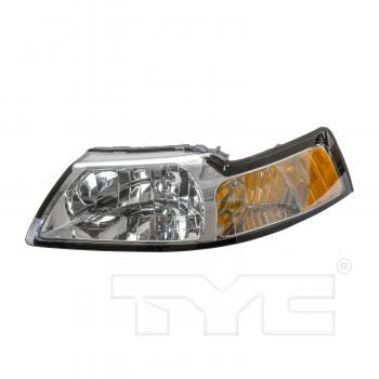 2000 Ford Mustang Headlight Assembly Left TYC 20569601 image 1 of 4