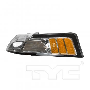 2000 Ford Mustang Headlight Assembly Left TYC 20569601 image 3 of 4