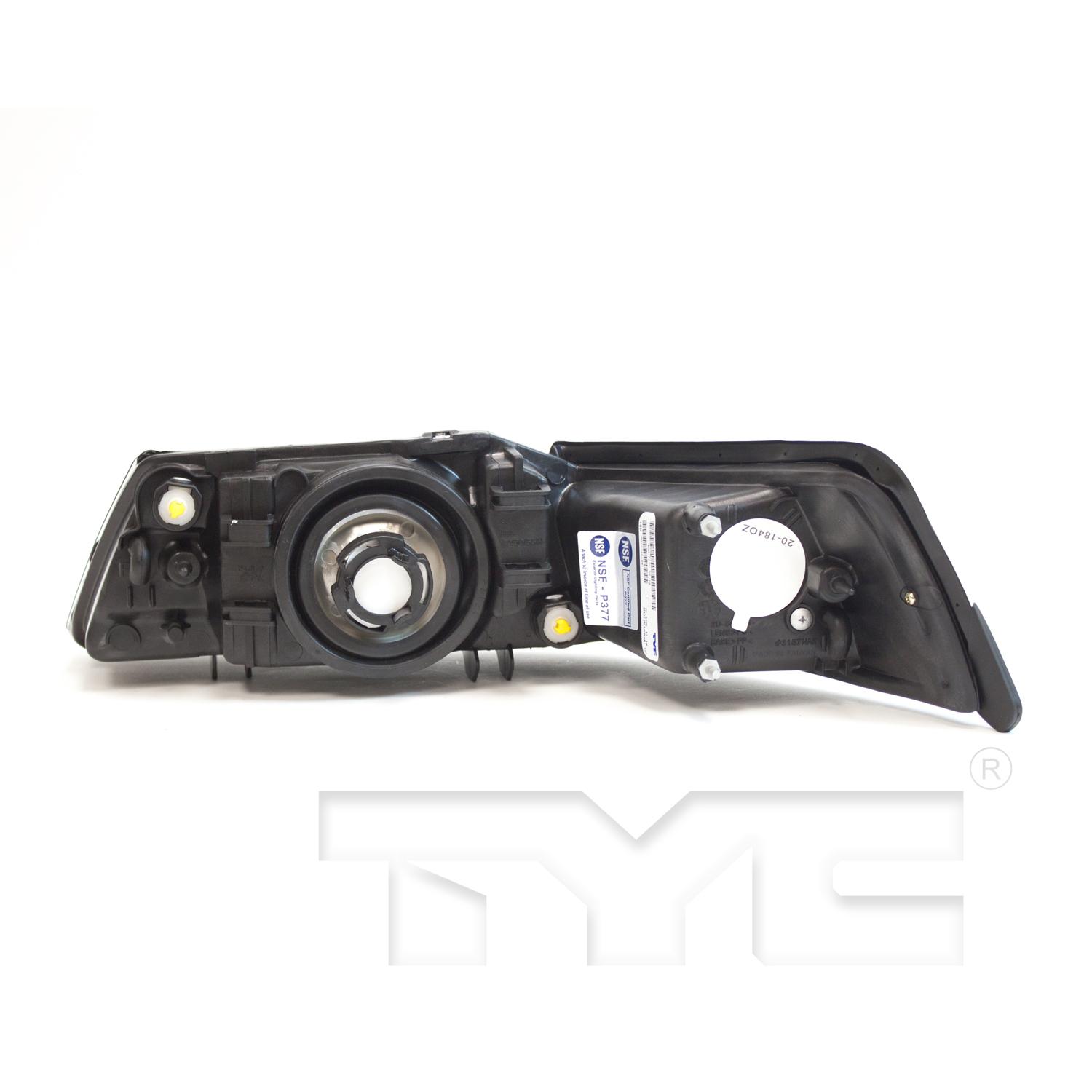 TYC 205696919 Headlight Assembly product image 2 of 6
