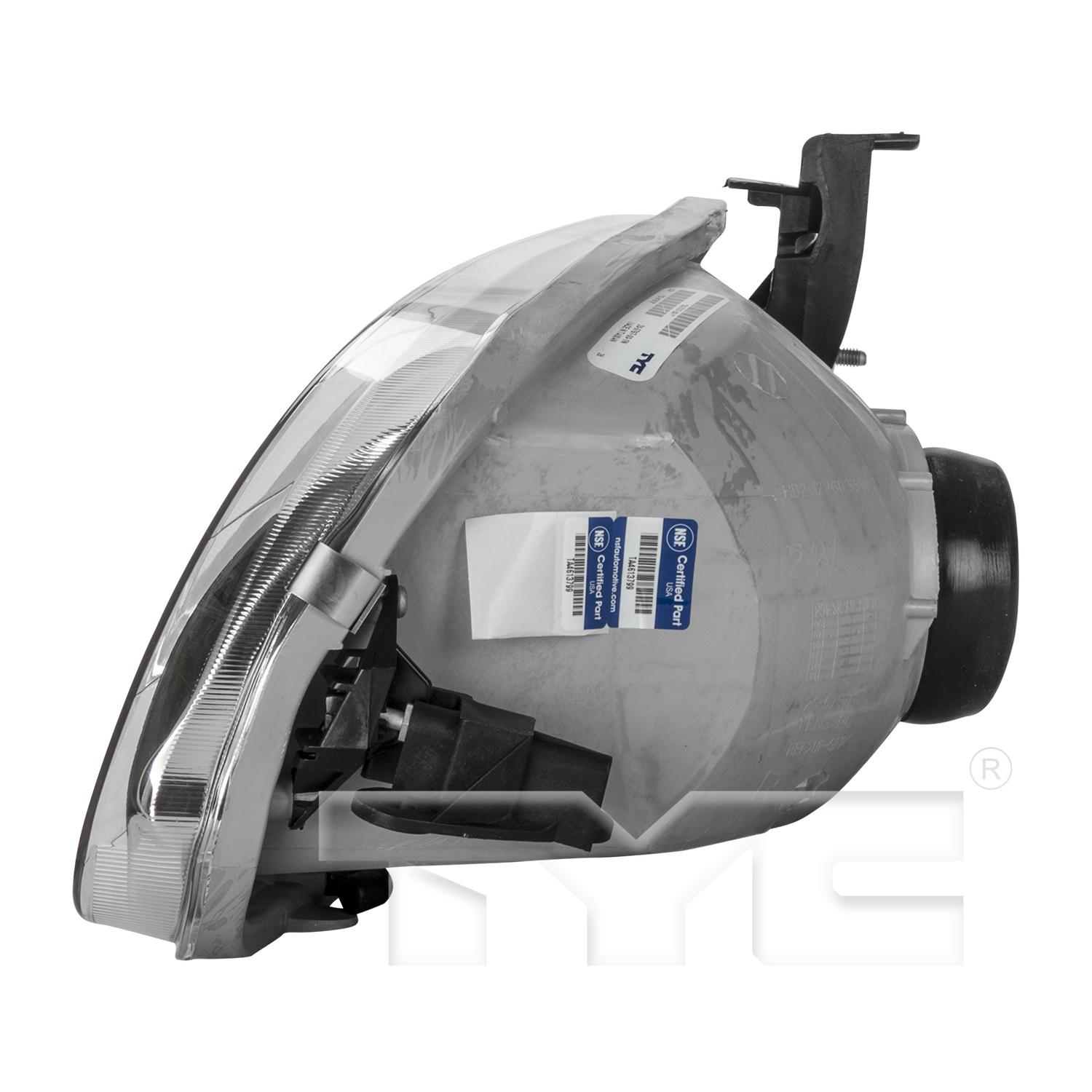 TYC 205767009 Headlight Assembly product image 4 of 6