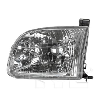 2004 Toyota Tundra Headlight Assembly Left TYC 20576800 image 3 of 4