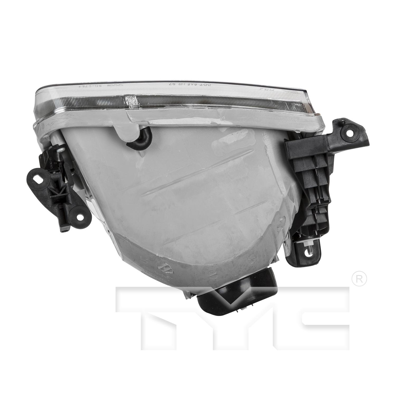 TYC 205768009 Headlight Assembly product image 6 of 6