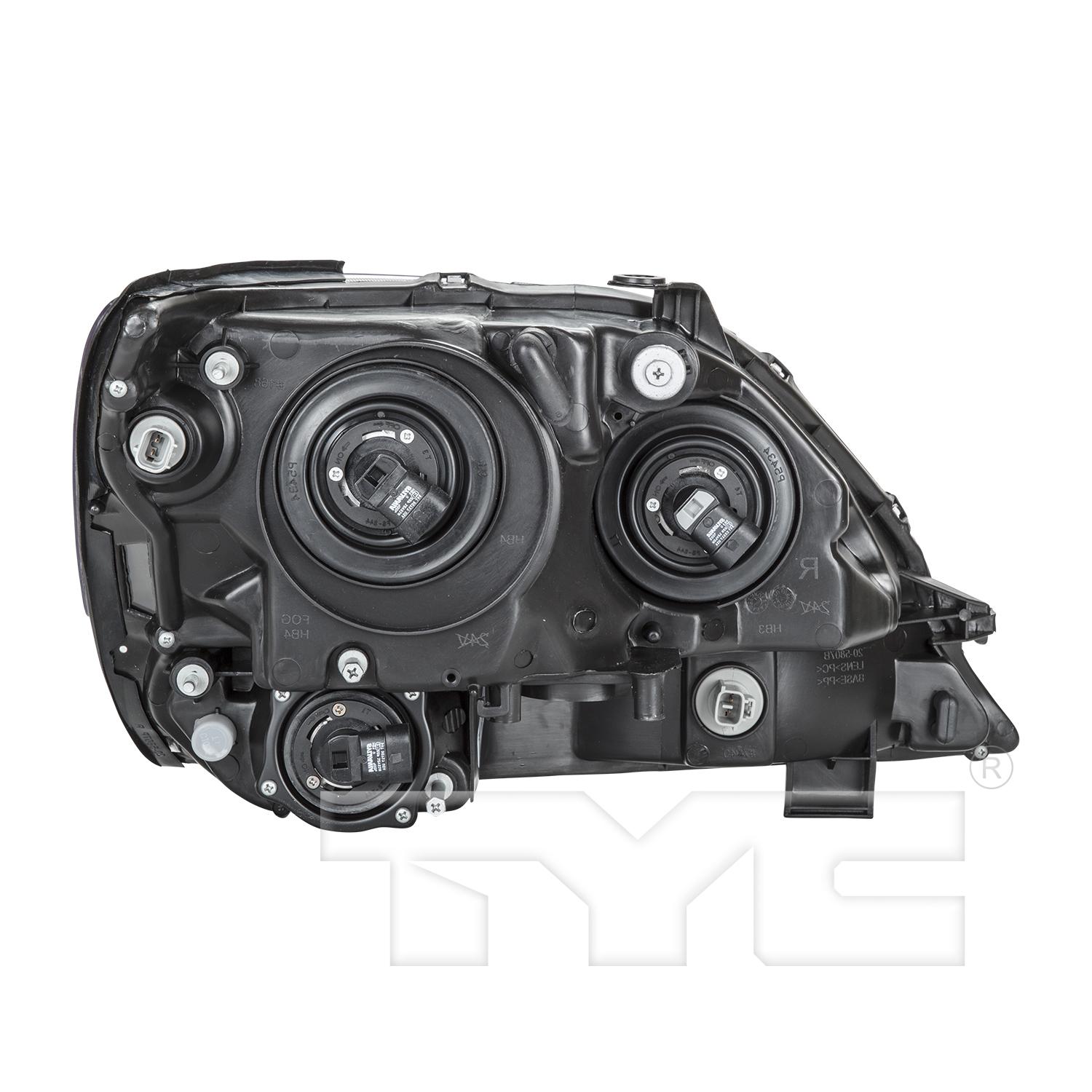 TYC 20580800 - Headlight Assembly TYC 20580800 Headlight Assembly product image 2 of 6