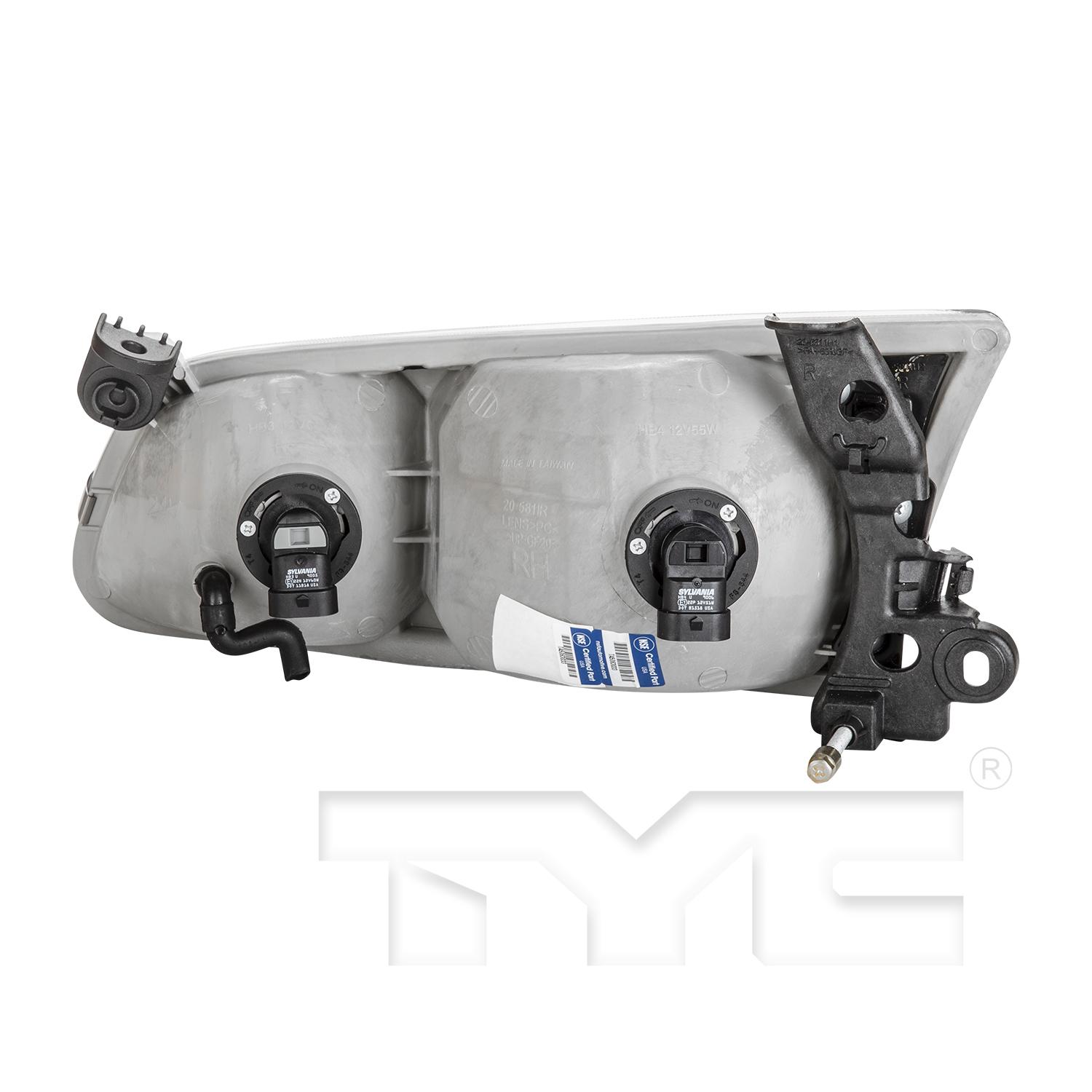 TYC 205811009 - Headlight Assembly TYC 205811009 Headlight Assembly product image 2 of 6