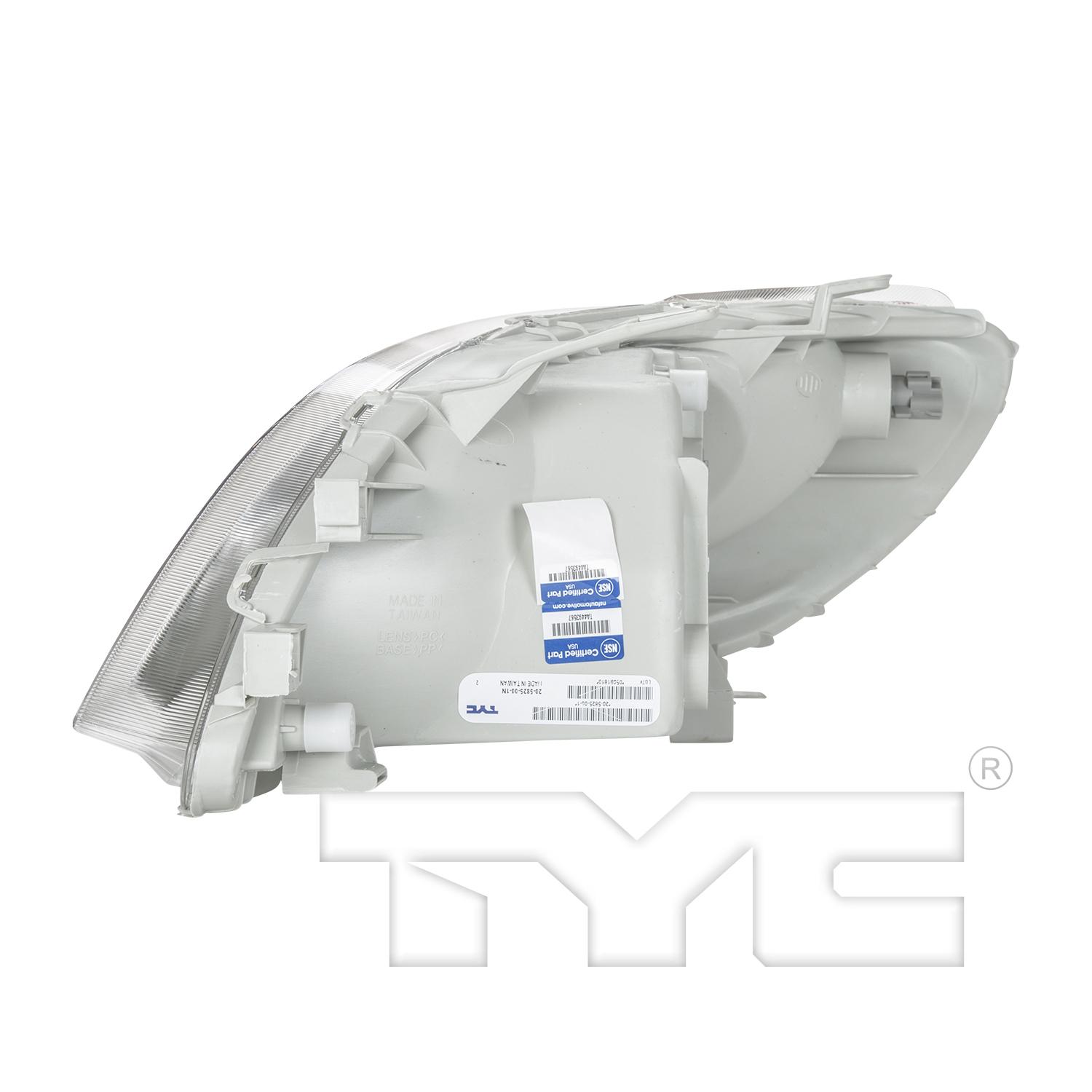 TYC 20582500 - Headlight Assembly TYC 20582500 Headlight Assembly product image 4 of 6