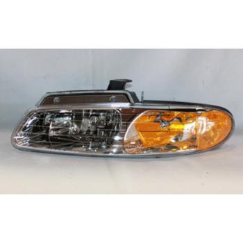 2000 Plymouth Grand Voyager Headlight Assembly Left TYC 20588200 image 2 of 2