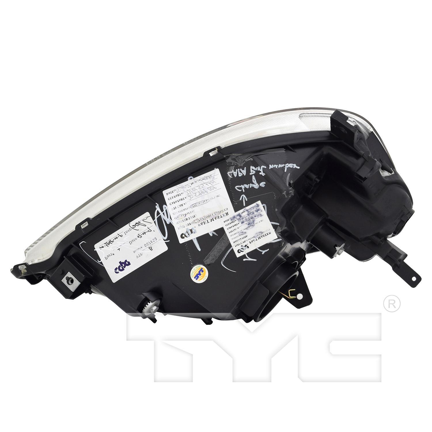 TYC 205950019 Headlight Assembly product image 2 of 10