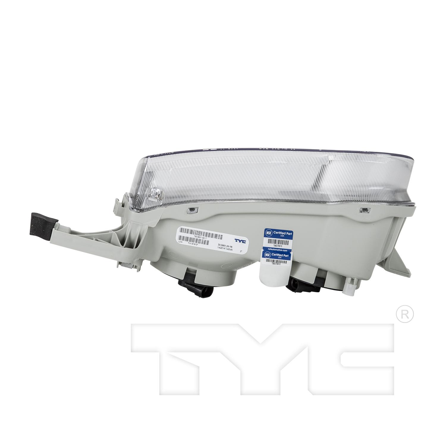 TYC 20596100 Headlight Assembly product image 6 of 6