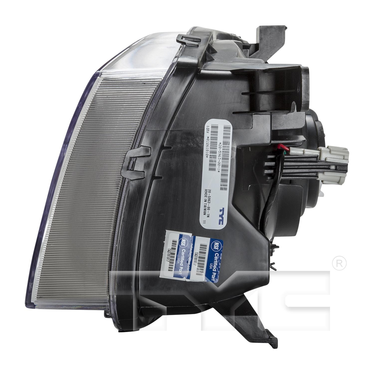 TYC 205963009 Headlight Assembly product image 4 of 6