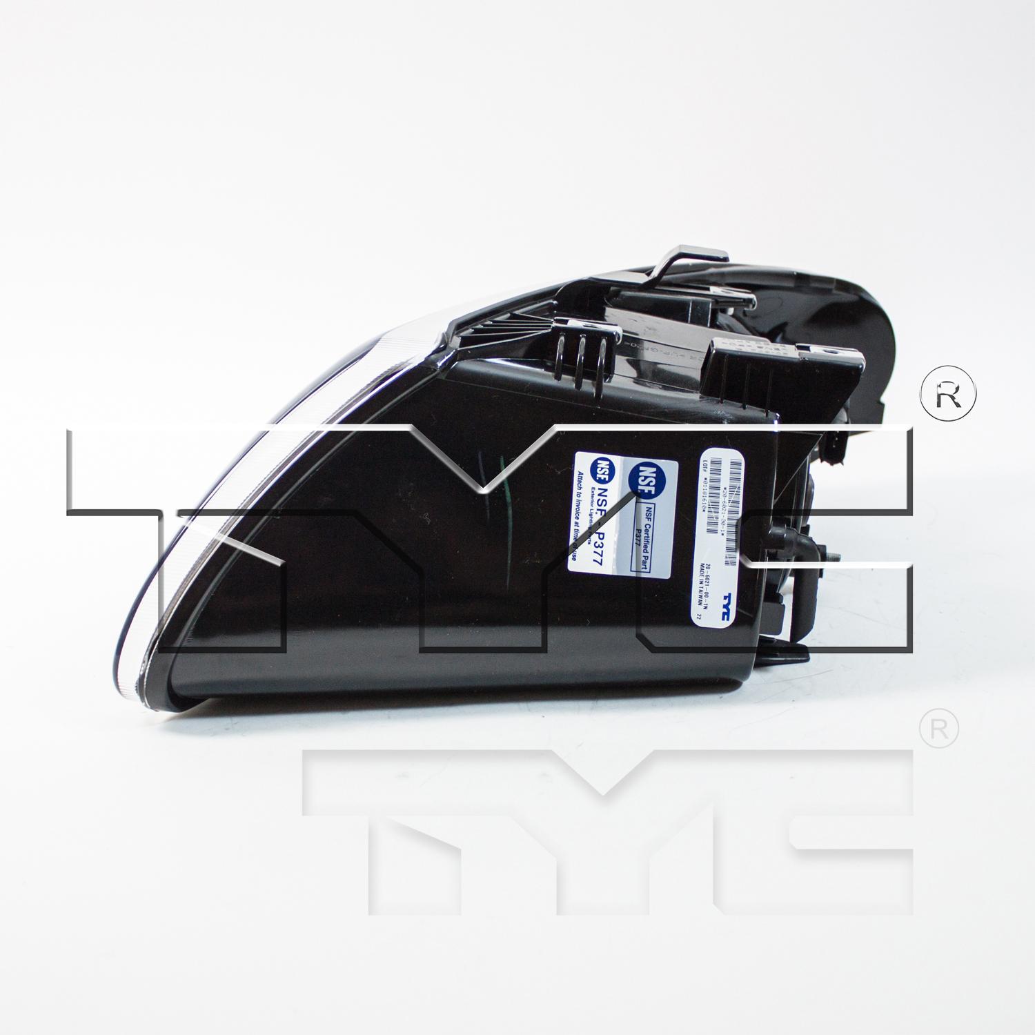 TYC 206021009 - Headlight Assembly TYC 206021009 Headlight Assembly product image 3 of 6