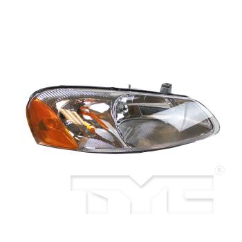 2002 Chrysler Sebring Headlight Assembly Right TYC 20604100 image 3 of 4