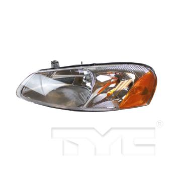 2002 Chrysler Sebring Headlight Assembly Left TYC 20604200 image 3 of 4