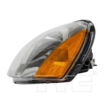 2002 Chrysler Sebring Headlight Assembly Left TYC 206042009 image 3 of 4