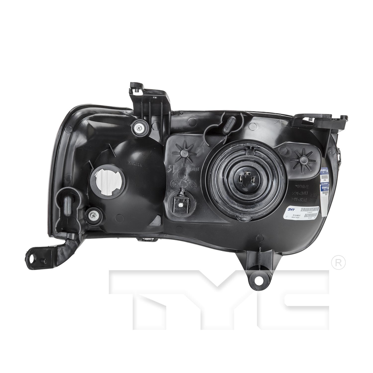 TYC 206050009 Headlight Assembly product image 2 of 6