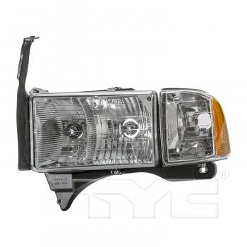 2001 Dodge Ram 2500 Headlight Assembly Left TYC 20607000 image 1 of 4